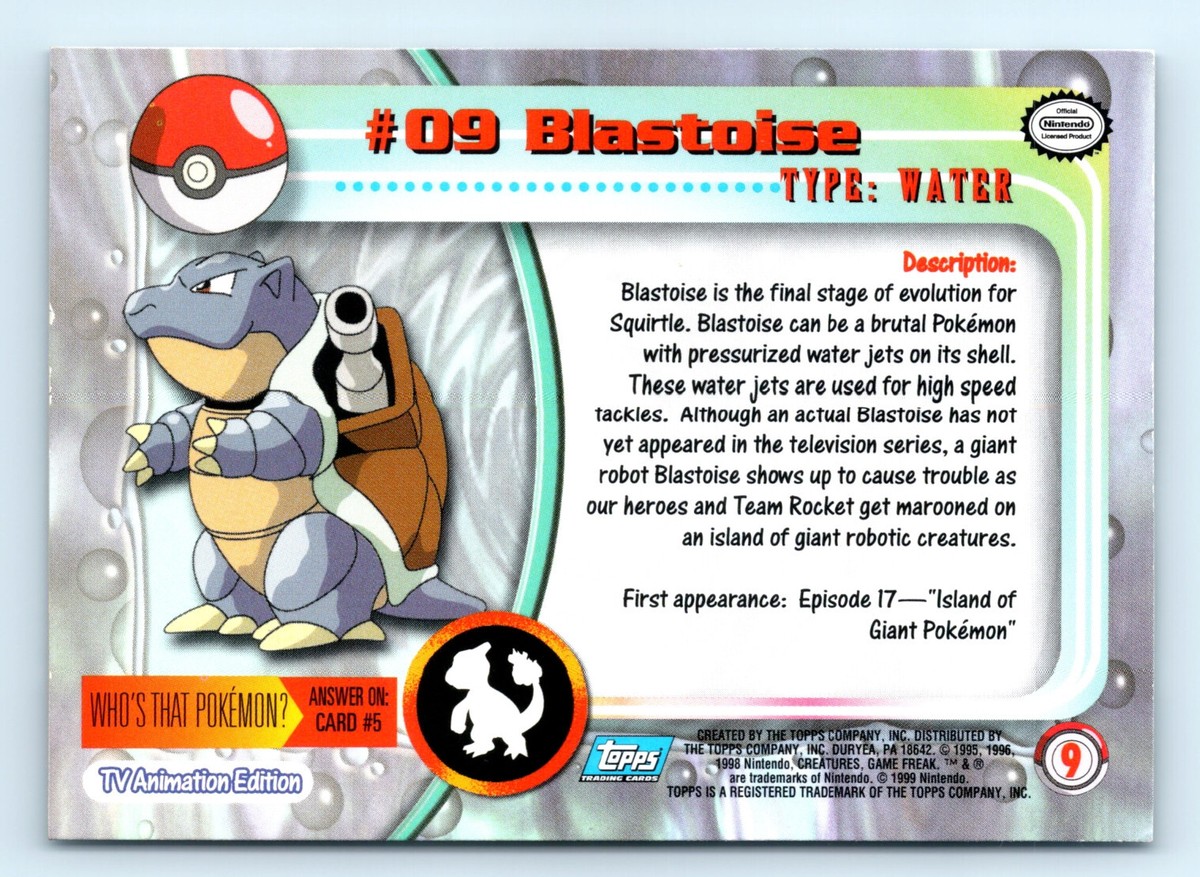 ポケモンカード Blastoise base set 1999 1ed 英語版 Blastoise 1st Edition Holo Rare Base Set 1999 Pokemon Card 2