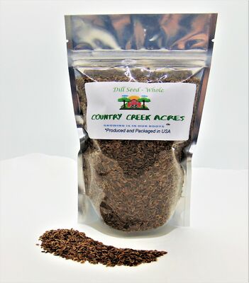 3 Pound Whole Dill Seed Seasoning -An Aromatic Pickling Herb- Country Creek LLC
