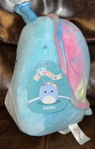 Squishmallow Salita Snail Tye-Dye Shell Blue 8 inch Brand New - Picture 4 of 4