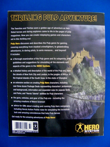 Pulp Hero - Genre Book For Hero System 5th Edition - VG+ - Picture 2 of 2