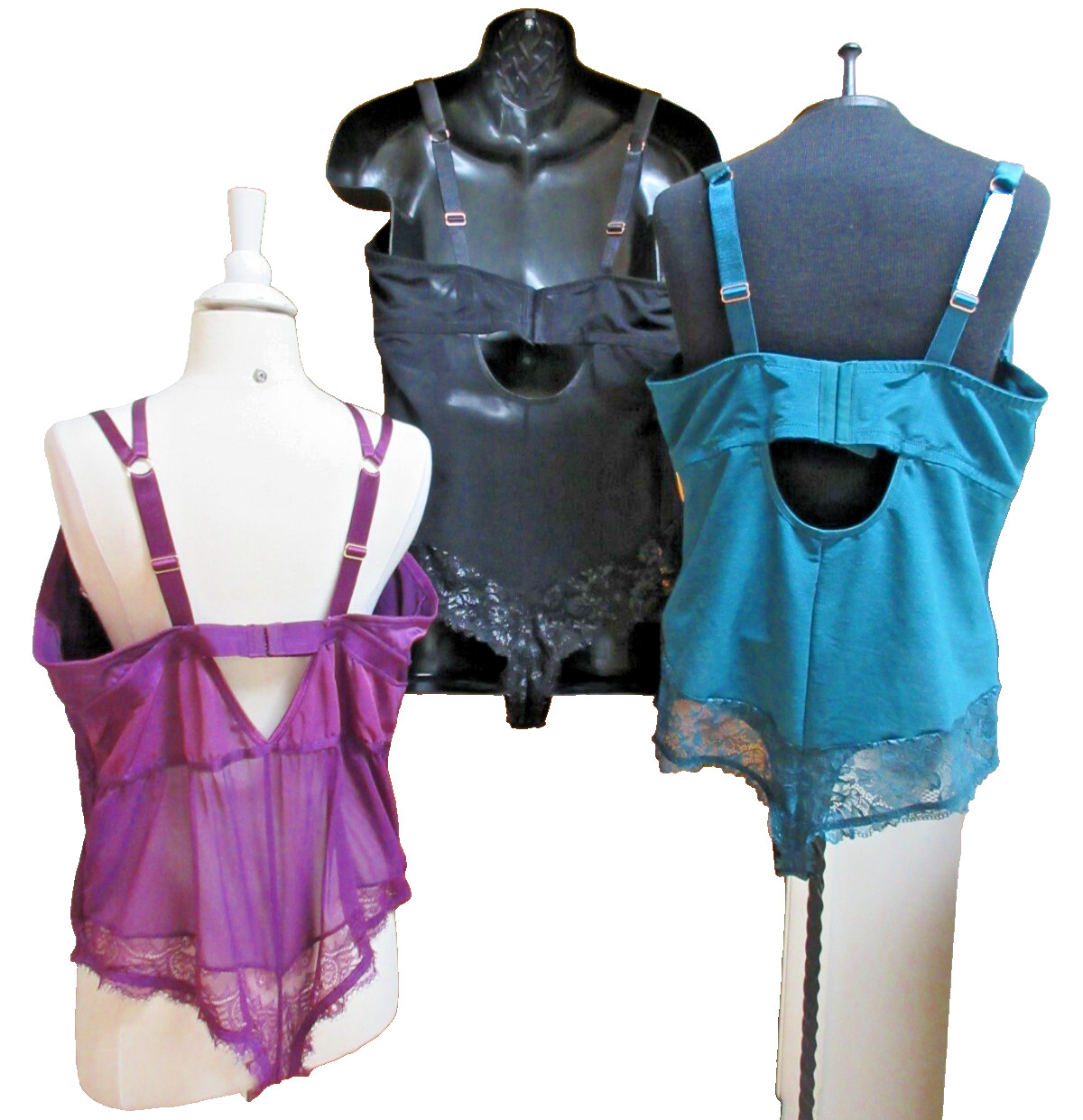 3 Queen Size Sexy Bodysuits Teddys City Chic + Fox & Royal