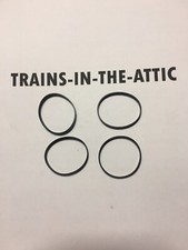 MTH TRACTION TIRE DE-31 PREMIER / RAILKING STEAM SET OF 4EA MTH TIRES ACTUAL MTH