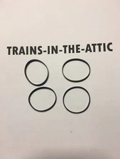 MTH TRACTION TIRE DE-31 PREMIER / RAILKING STEAM SET OF 4EA MTH TIRES ACTUAL MTH