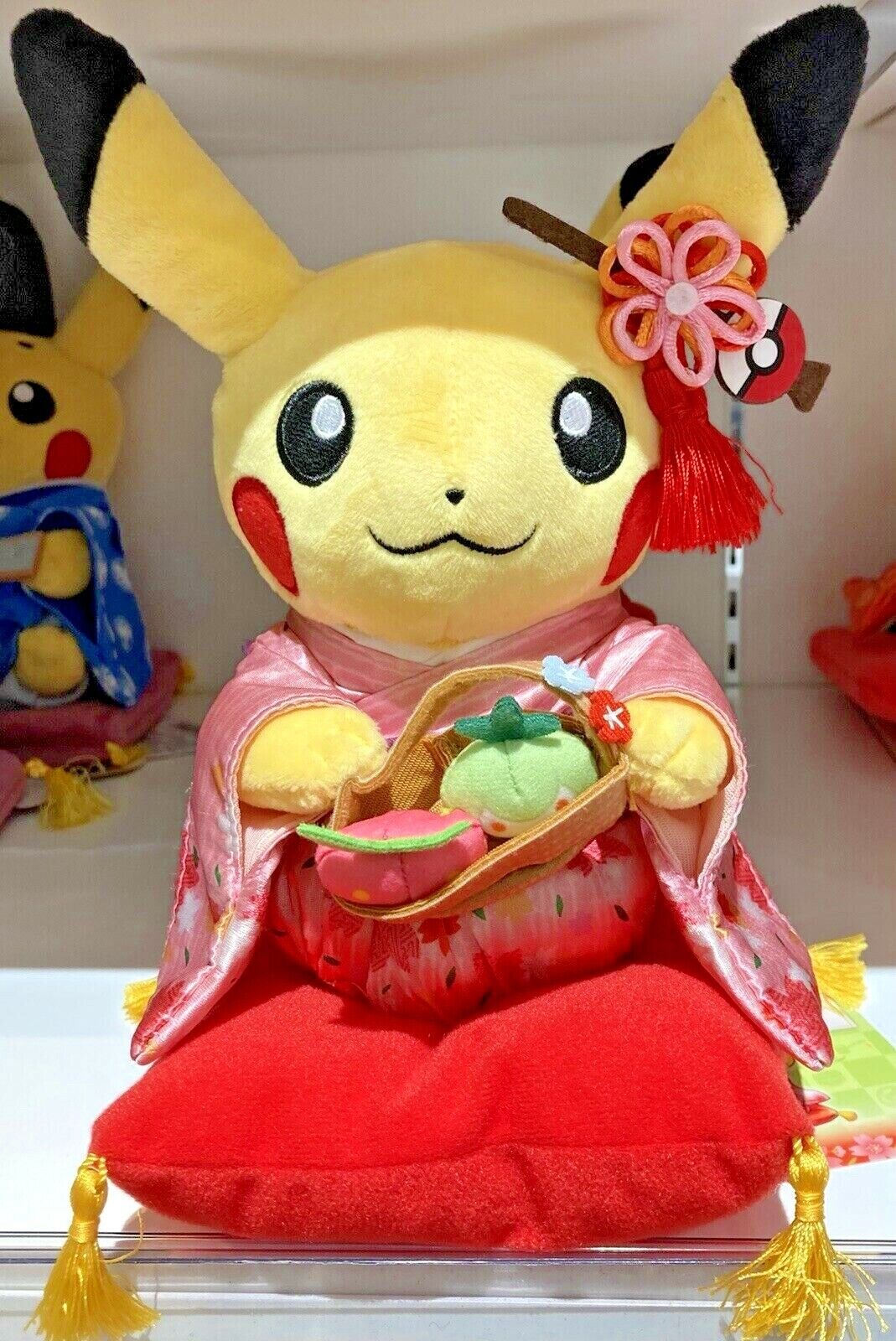 PIKACHU Girl Tea Party Pokemon Center Kyoto Limited Original Plush From  Japan