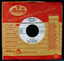 BILLY ECKSTINE-SARAH VAUGHAN~Alexander's~Jazz+Soul Promo 45 ✦ MERCURY #71393X45
