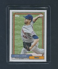 2021 Topps Update Series 1992 Redux # T92-32 Jacob deGrom
