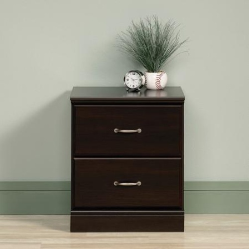 Sauder Parklane Nightstand Cinnamon Cherry 2 Drawers Bedroom Furniture For Sale Online Ebay