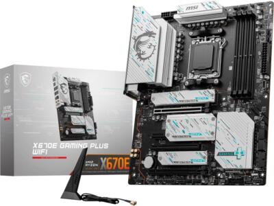 MSI X670E GAMING PLUS WIFI AM5 AMD SATA 6Gb/s ATX DDR5 Motherboard