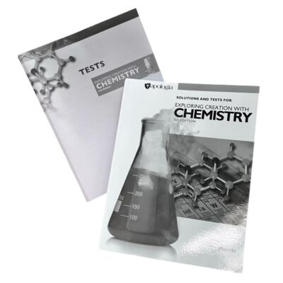 Apologia Chemistry Solutions Tests 3rd Edition Homeschool Science Modules