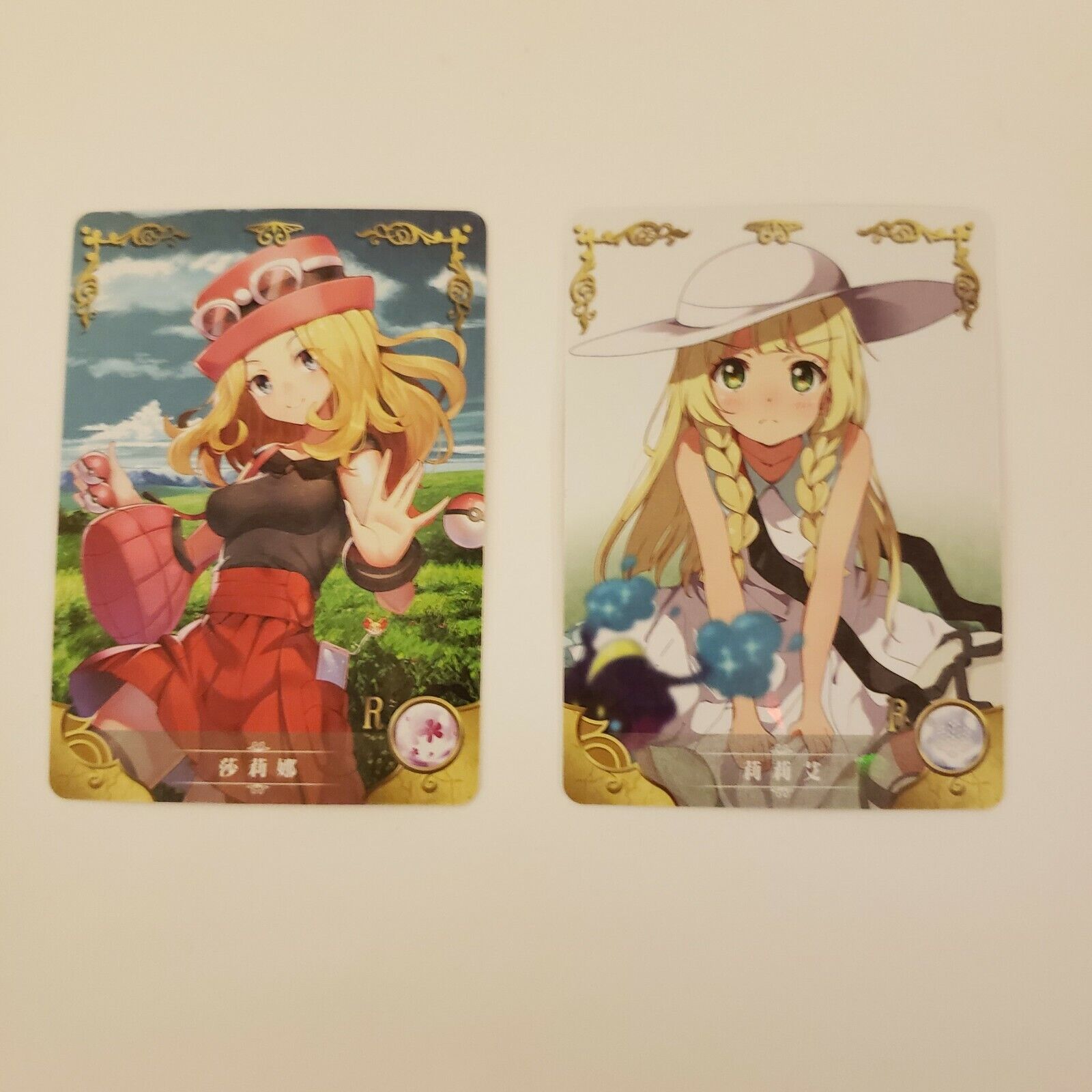 Goddess Story Doujin Anime Holo Foil R 2 Card - Pokemon Set Serena Lillie