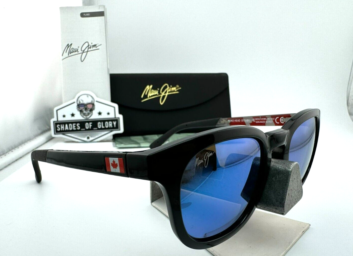 MAUI JIM KOKO HEAD M 737-02CA BLACK BLUE HAWAII CANADA POLARIZED