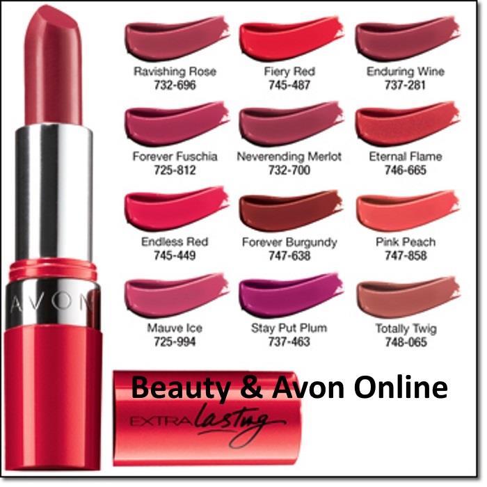 Rouge à Lèvres Liquide Avon Extra Lasting Plump And Stay - 2 Formules (mat + Gloss) - 8 Ml - Neuf