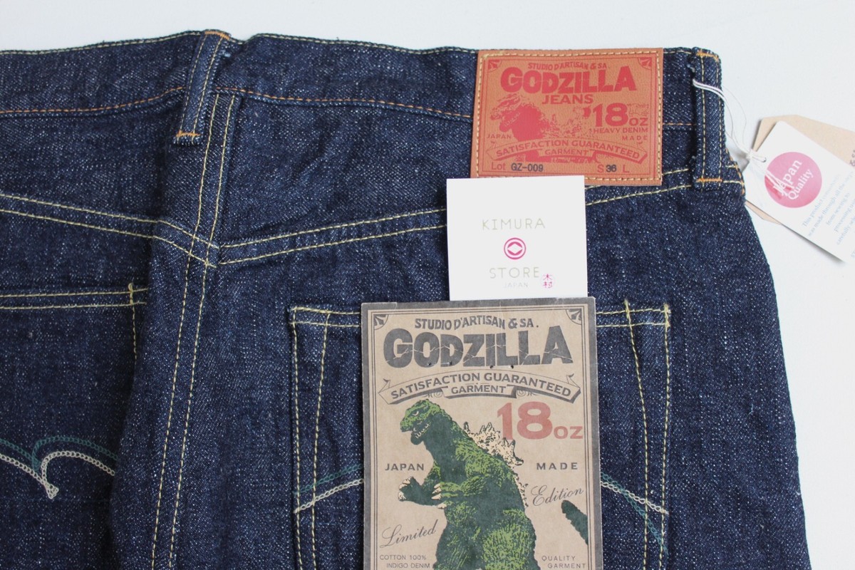 STUDIO D'ARTISAN GZ-009 GODZILLA Selvedge Jeans 18oz Indigo STUDIO D'ARTISAN GZ-009 GODZILLA Selvedge Jeans 18oz Indigo