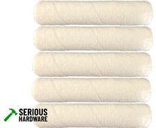 5 x 270mm Microfibre Paint Roller Covers - 12mm Nap Walls Ceilings House
