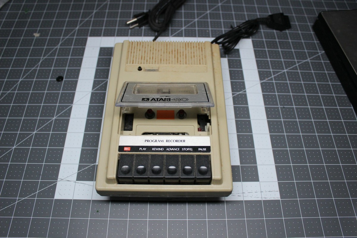 ATARI 410 Data Cassette PROGRAM RECORDER for ATARI 8-Bit