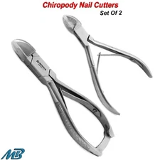 Chiropody Nail Cutter Toenail Clipper Cuticle Nail Nipper Trimming Shears Set CE
