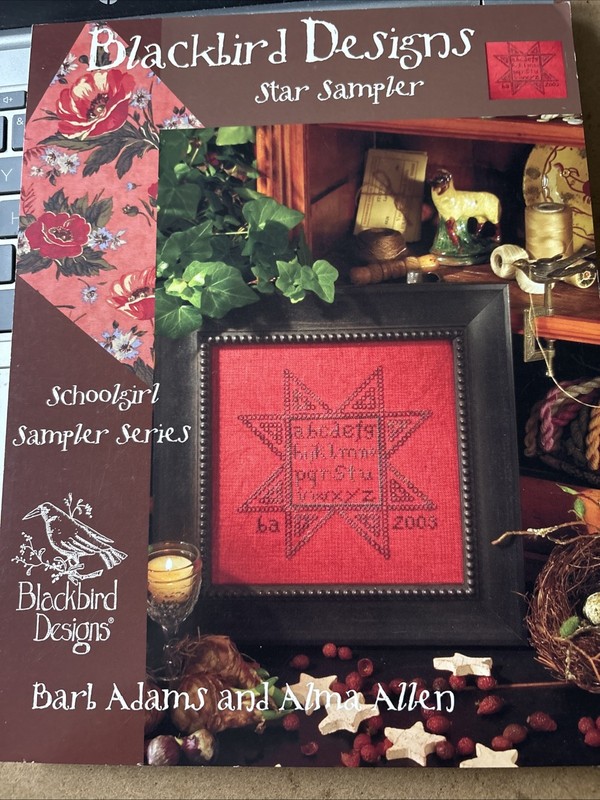 Blackbird Designs Stars Sampler Schoolgirl Sampler No.3