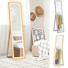 160 x 40cm Full Length Mirror w/ LED Lights, Dimming and 3 Colour Lighting