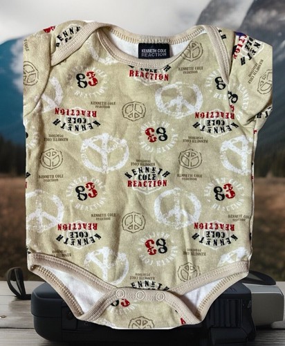 KENNETH COLE INFANT 3 to 6 MONTHS ONE PIECE BOTTOM SNAP - Picture 1 of 5