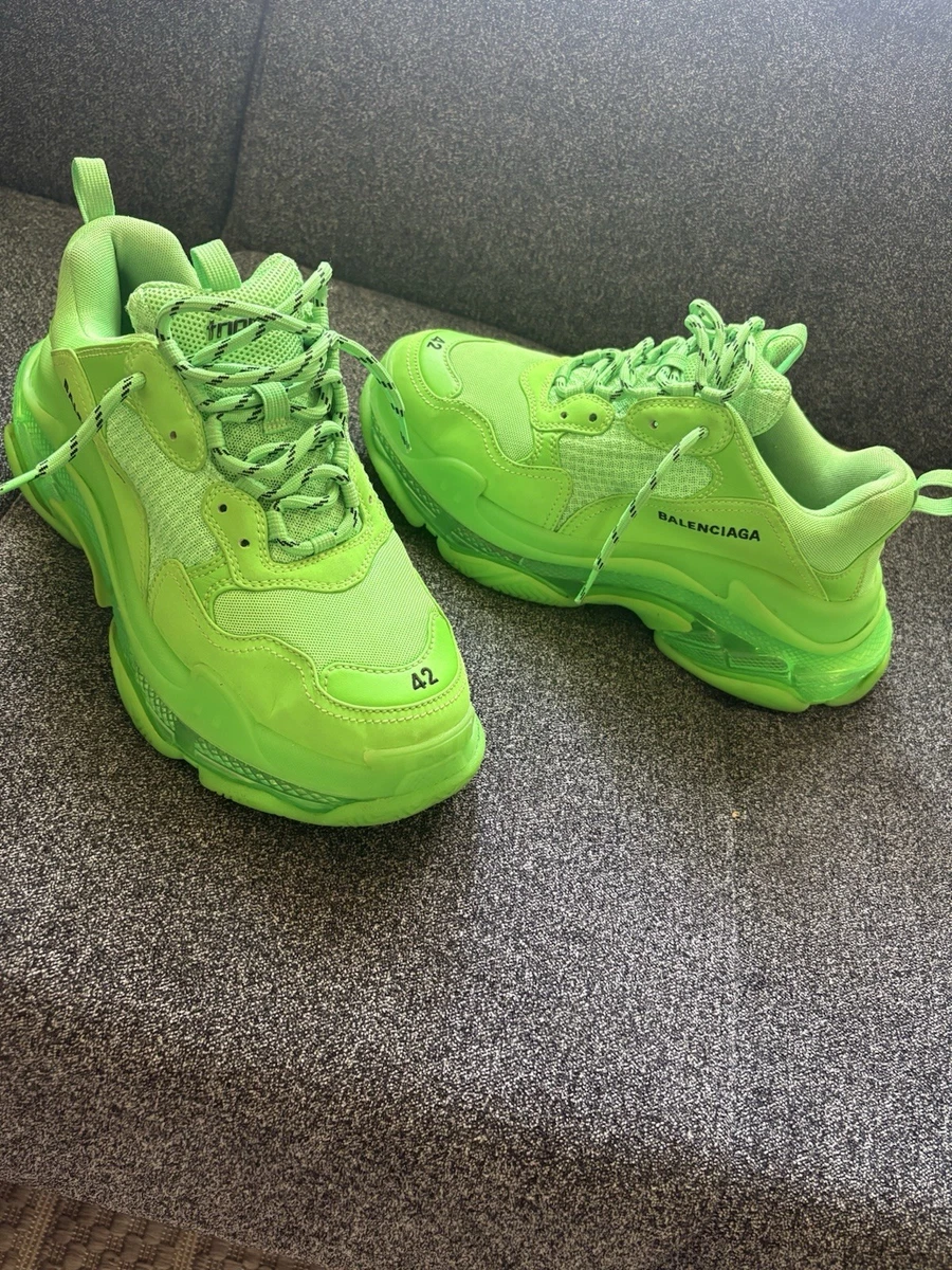 Balenciaga Triple S Green for sale | eBay
