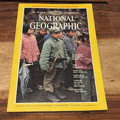 National Geographic Double Map Supplement British Isles And Medieval England 