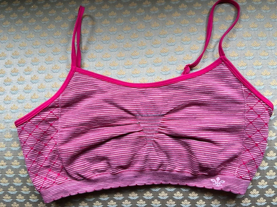 Sujetador deportivo Lily Of France reversible con correas ajustables rosa fucsia L XL Foto 4 de 4