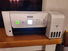 Epson EcoTank ET-2720 Supertank Color Inkjet All-in-One Printer - White