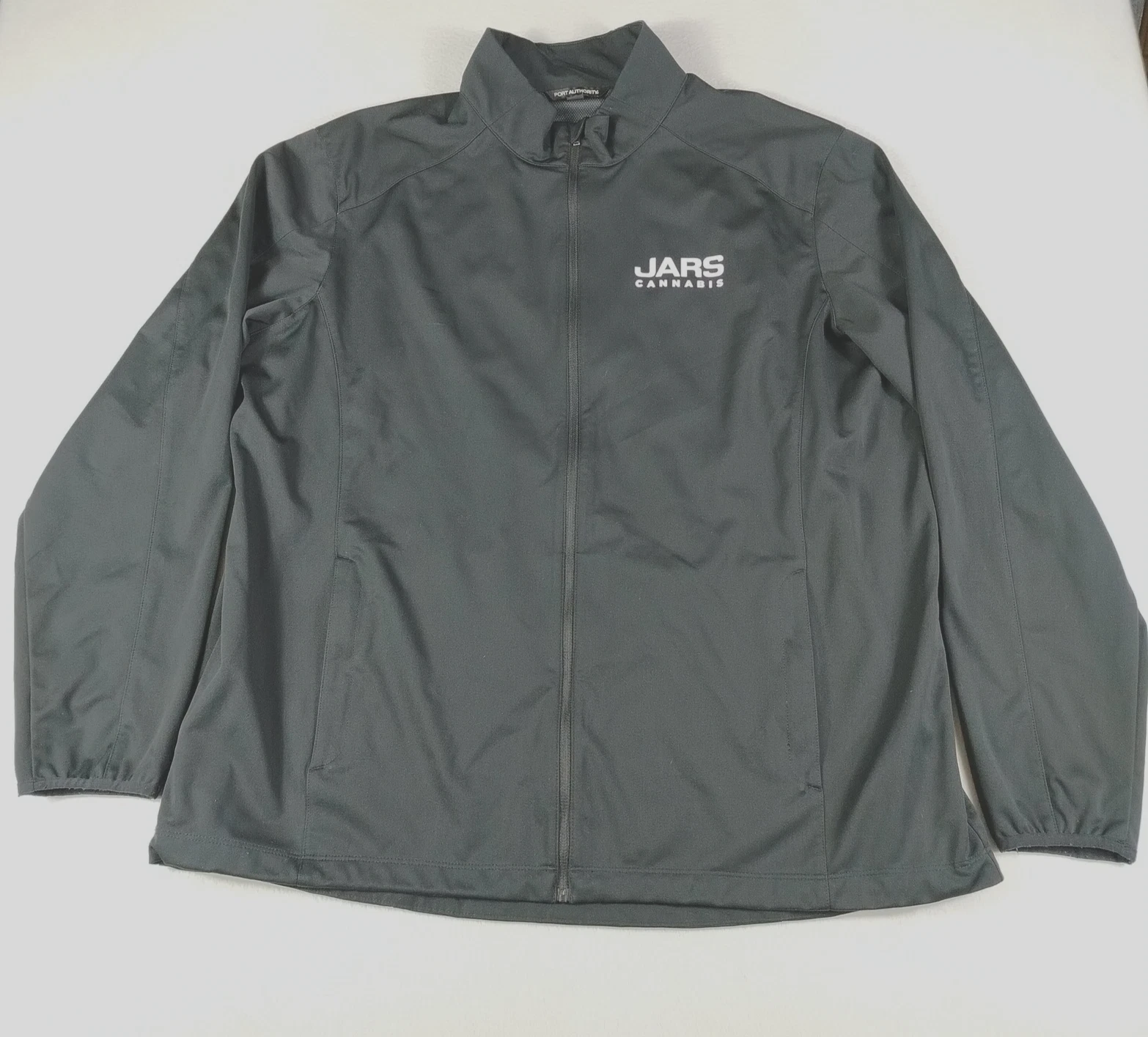 JARS Jacket Mens 3XL Black Full Zip Windbreaker Port Authority Promo