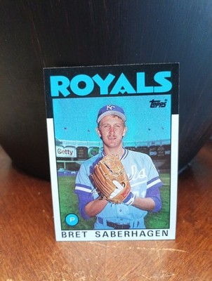 1986 Topps Bret Saberhagen #487 NM ++++ Free Shipping Potential 10 If Graded 