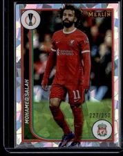 MOHAMED SALAH 2024 MERLIN UEFA CLUB COMPETITIONS ATOMIC REFRACTOR 227/250
