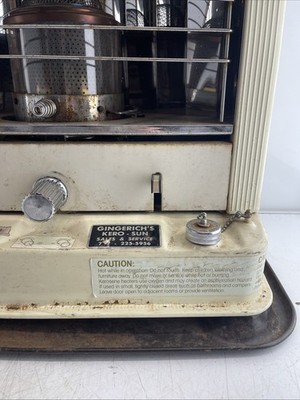 KeroSun Radiant 8 Kerosene Heater Portable Vintage – Untested As