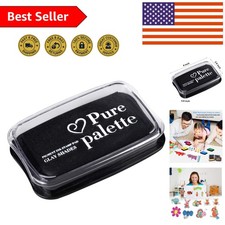 4x2.6 Inch Eco-Friendly Black Rubber Stamp for Paper, Fabric, and Wood