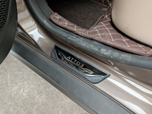 For BYD Atto 3 2025 Accessories Door Sill Protector Scuff Plate Guard Cover Trim - Picture 12 of 20
