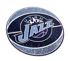 Utah Jazz Basketball Prismatic Logo Sticker Shimmer Sparkle NBA Decal