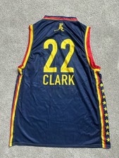 Caitlin Clark #22 Indiana Fever Blue Jersey Adult Size Large SGA WNBA Basketball