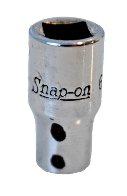 Snap On Tools TLE60 E6 TORX External Star Shallow Socket 1/4'' Drive Chrome USA