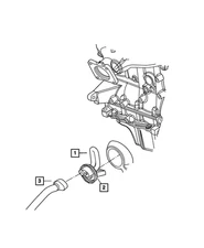 Genuine Mopar Engine Block Heater Cord 4686948AD