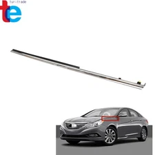 Fender Chrome Molding Garnish Driver Side Upper Fender Trim For Sonata 2011-2014