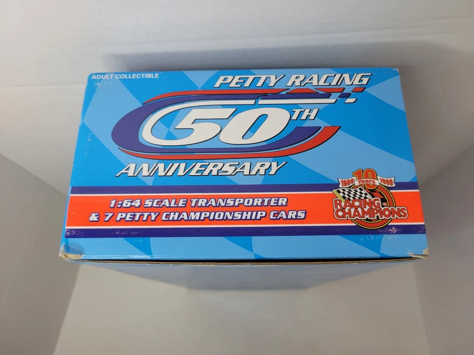 Vintage 1999 Racing Champions Petty 50th. Nascar Cars & Transporter NIB #43 - Image 3 of 4