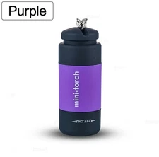 1pc USB Rechargeable Mini LED Keychain Flashlight Waterproof Outdoor Torch - NEW