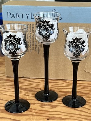 Partylite Forbidden Trio candle holders set of 3 P91307