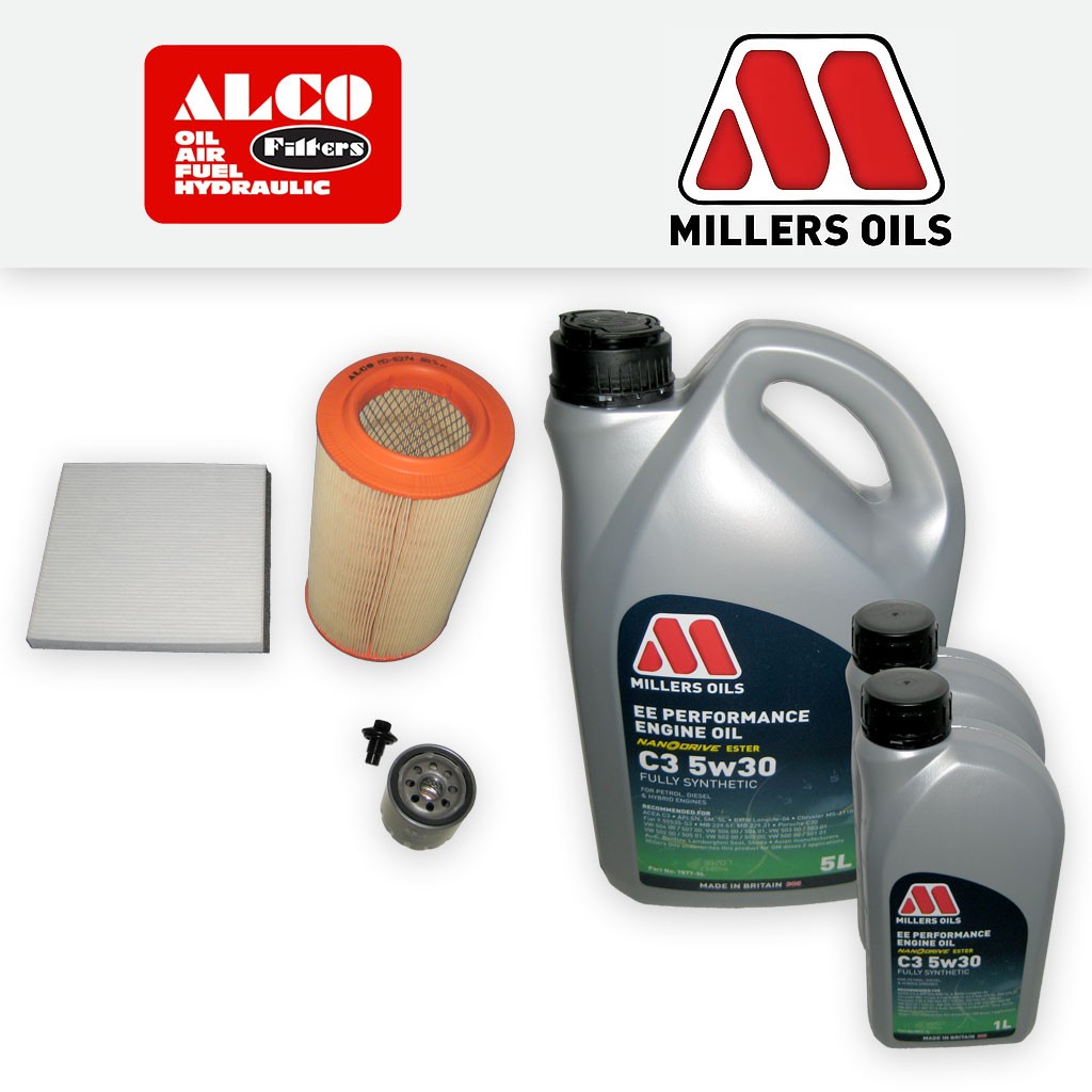 SERVICE KIT for PEUGEOT BOXER 2.2 HDI OIL AIR CABIN FILTERS +EE OIL (2013-2016)