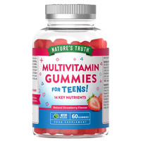 Nature's Truth Teen Multivitamin Gummies 60 Count Immune & Growth Support