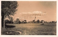 AK DR  - Trebbin - An der Nuthe - Blick auf die Stadt mit Kirche ~1941