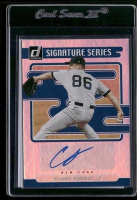 2021 Donruss Clarke Schmidt #SS-CS Auto