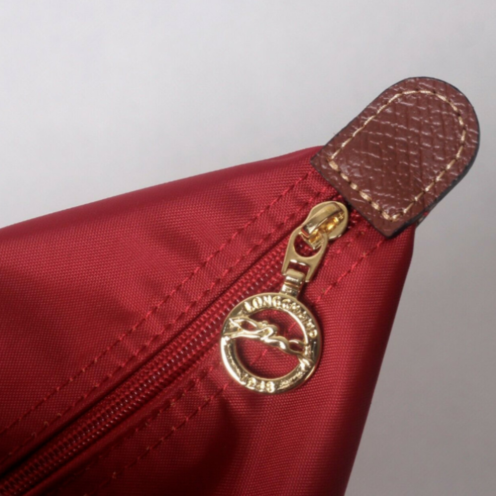 Longchamp Le Pliage Tote bag Recycled canvas  Red  M size