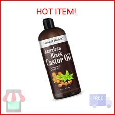 Natural Riches Jamaican Black Castor Oil Pure Organic Cold Pressed for Hair Grow
