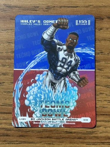 Bo Jackson Battle Arena Tecmo Bowl 2026 Logofoil Haley’s Comet 155 Pwr