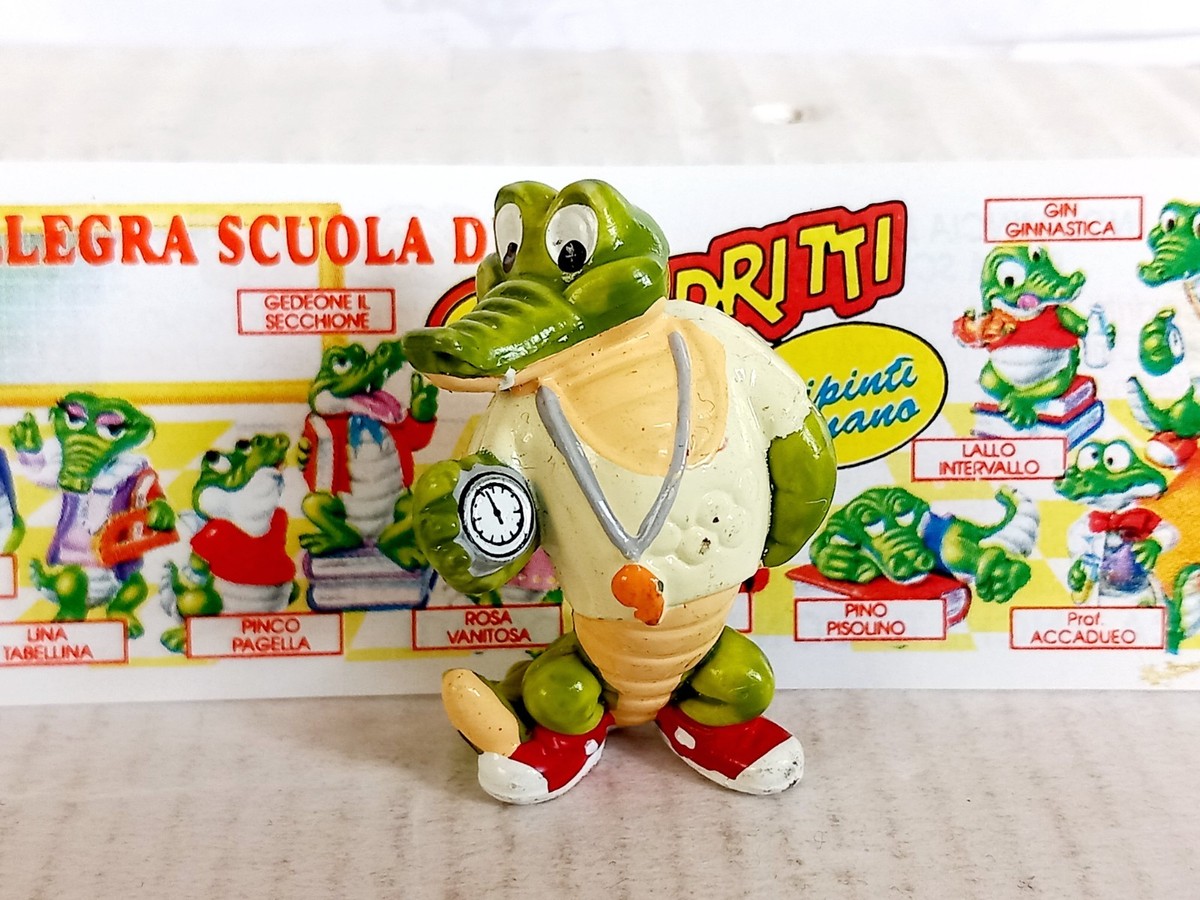 Serie Completa Kinder Sorpresine Vintage - Coccodrilli Crocos, Collezione  Rara EU Carosello Libro, image size:1200x900