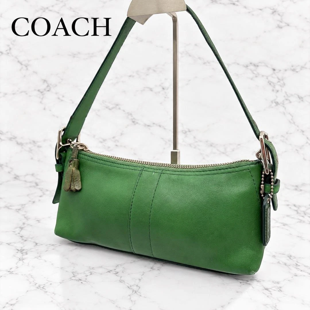 Coach Green Clutch Bags & Handbags for Women for sale | eBay